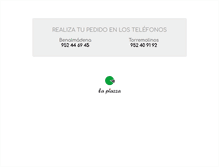 Tablet Screenshot of la-piazza.es